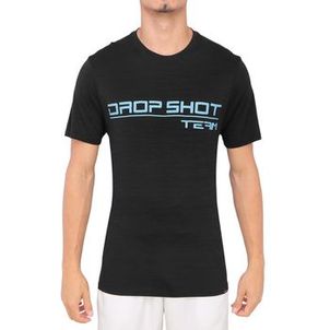 Camiseta Drop Shot Team 1.0 Preto e Azul