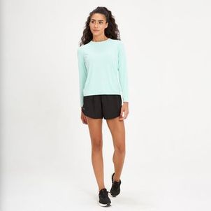 Camiseta Feminina de Corrida Kalenji Menta