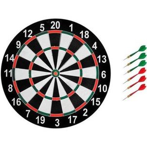 Jogo de Dardos Dupla Face 12 Polegadas C/ 6 Peças - Fort