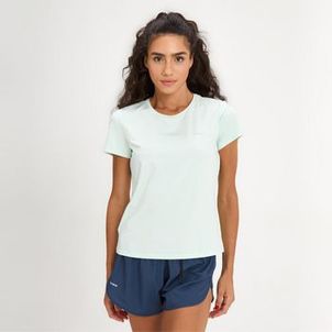 Camiseta Feminina de Corrida Run Dry+ Menta