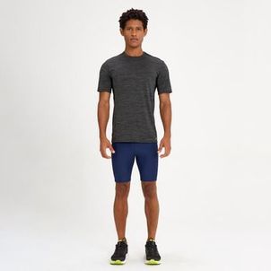 Camiseta Masculina de Corrida Dry 500 Kiprun Preta