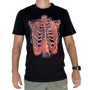 Camiseta MCD Esqueleto Raio X SM25 Masculina Preto
