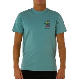 Camiseta Rip Curl Search Icon WT25 Masculina Blue Lagoon