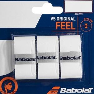 Overgrip De Tênis X3 Babolat Branco Preta