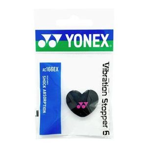 Antivibrador Yonex Coração - Preto e Rosa