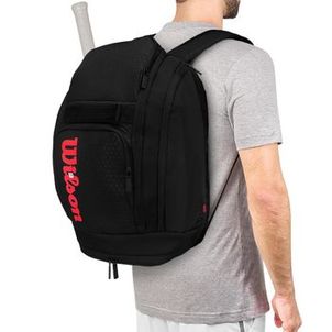 Mochila Wilson Clash V3 Super Tour Preto e Vermelho