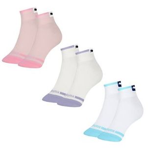 Kit 3 Pares De Meias Puma Esportiva Cano Médio Feminina