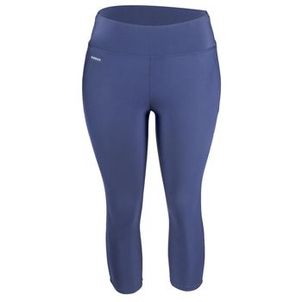 Legging 3/4 Feminina de Corrida Kiprun 100 Azul