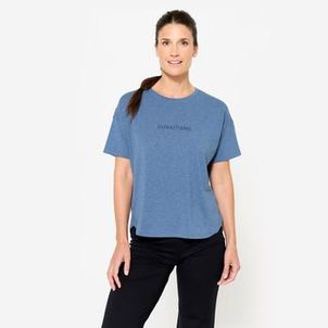 Camiseta Feminina de Treino 500 Kimjaly Azul
