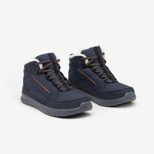 Bota feminina quentes para trilha SH100 MID Azul