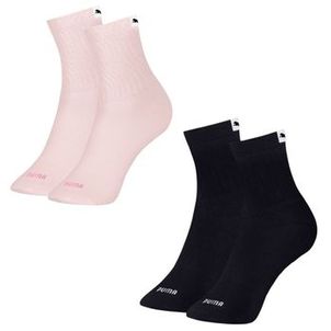 Kit 2 Pares De Meias Puma Esportiva Cano Médio Feminina
