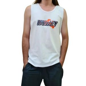 Regata Hurley Fastfornia SM25 Masculina Branco