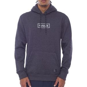 Moletom Hurley Canguru Box WT24 Masculino Mescla Preto