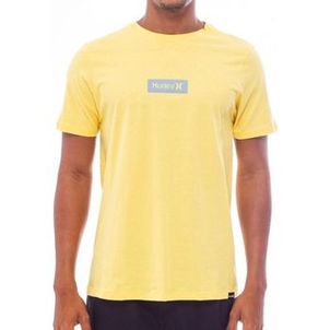 Camiseta Hurley Box SM25 Masculina Amarelo
