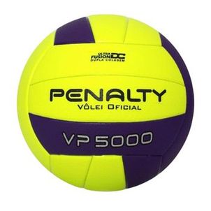 Bola de Volei Penalty VP 5000 Amarelo/Roxo