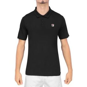 Camisa Polo Fila Player 2 Preto e Vermelho