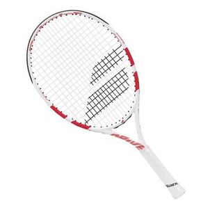 Raquete de Tênis Babolat Drive Júnior 23 - Branca e Vermelha