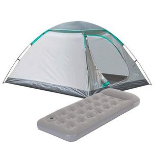 Kit Barraca Aruba 4 Pessoas + Colchão Inflável Coleman
