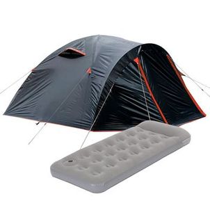 Kit Barraca Atacama 4 Pessoas + Colchão Inflável Coleman