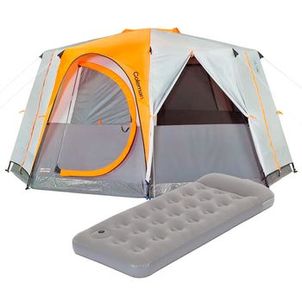 Kit Barraca Octagon Full 8 Pessoas Coleman® + Colchão Inflável Coleman