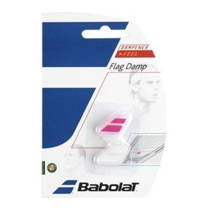 Antivibrador Babolat Flag Damp X2 Unissex - Branco/Rosa UN