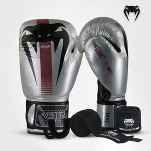 Luva boxe e Muay Thai Venum Giant Evo Pro Silver