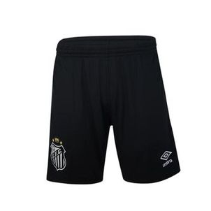 Calção Santos II 24 Umbro Oficial Masculino - Preto/Dourado