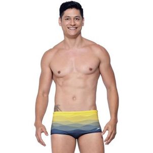 Sunga Tradicional Speedo Waves Masculina - Amarela