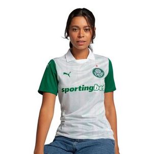 Camisa Palmeiras II 25/26 Puma Torcedora Feminina - Branca