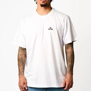 Camiseta Rip Curl Corporate WT25 Masculina Branco