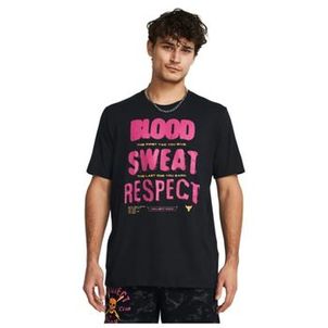 Camiseta Under Armour Project Rock Bsr Graphic Masculina - Preta/Rosa