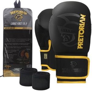 LUVA BOXE/MUAY THAI FIRST FX2 + Bandagem Extra
