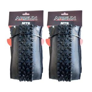 Par Pneu aro 29 x 2.35 bike Arisun Mount Bona kevlar 60 tpi