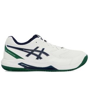 Tênis Asics Gel Dedicate 8 Clay - Saibro - Branco Marinho e Verde