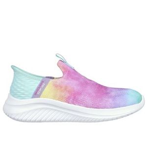 Tênis Skechers Ultra Flex 3.0 Slip Ins Infantil - Rosa/Multicolor