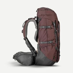 Mochila Feminina Trilha Trekking MT 900 Symbium2 60+10L Forclaz Vinho