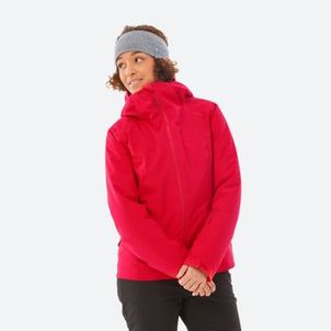 Jaqueta Feminina Ski 500 Impermeável Térmica Pista Neve Vermelho