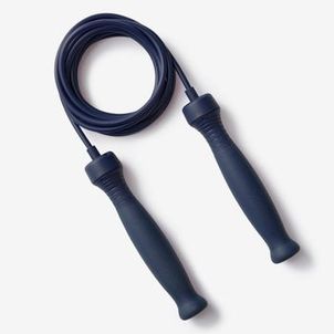 Corda de Pular de Treino com Pegas de Borracha Ajustável 3m Domyos Azul-escuro