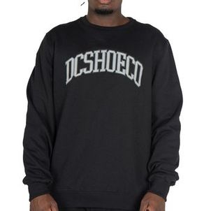 Moletom DC Shoes Careca Hoops WT25 Masculino Preto
