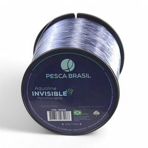 Linha de Pesca 500m Aqualine Invisible 0,60mm Pesca Brasil