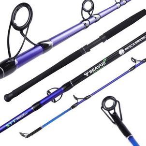 Vara Molinete 1,98m Bravus STT Carbono 120lbs Pesca