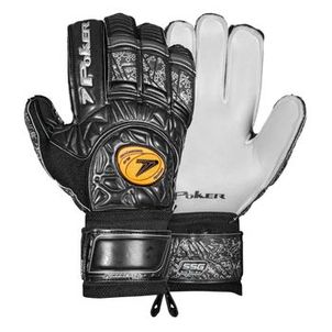 Luva Goleiro Poker Firmness 4 Unissex - Preta/Cinza