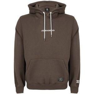 Moletom DC Shoes Canguru Baseline WT25 Masculino Marrom