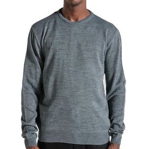 Tricot Hurley Retlínea Classic WT25 Masculina Mescla Azul
