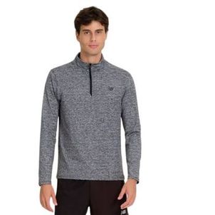 Blusão New Balance Sport Essentials Masculina - Preta Mescla
