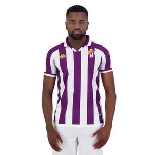 Camisa Valladolid I 2024/25 Kappa Masculina - Branca/Roxa