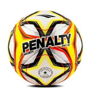 Bola Society Penalty Se7E Pro XXV Unissex Branco/Amarelo
