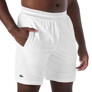 Shorts Lacoste Ultra Dry Tennis Performance Branco