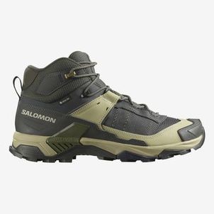 Bota de Trilha Masculina Salomon X Ultra 5 Mid GTX Gore-Tex Verde