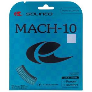 Corda Solinco Mach-10 Azul 16 1.30mm Azul - Set Individual